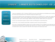 Tablet Screenshot of lanner-instruments.com